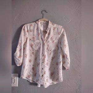 Siren Lily top shirt women,PS , button down,15 inch of Armpits to armpits,.